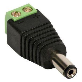 Adaptador Borne Parafuso x Plug P4 Macho 2,1 X 5,5 X 12MM - Speedlan Menor preço em Adaptador Borne Parafuso x Plug P4 Macho 2,1 X 5,5 X 12MM - Speedlan