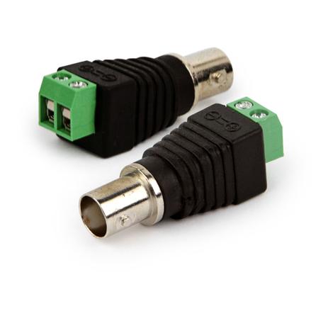 Adaptador Borne x Plug BNC Fêmea - Cirilo cabos Menor preço em Adaptador Borne x Plug BNC Fêmea - Cirilo cabos