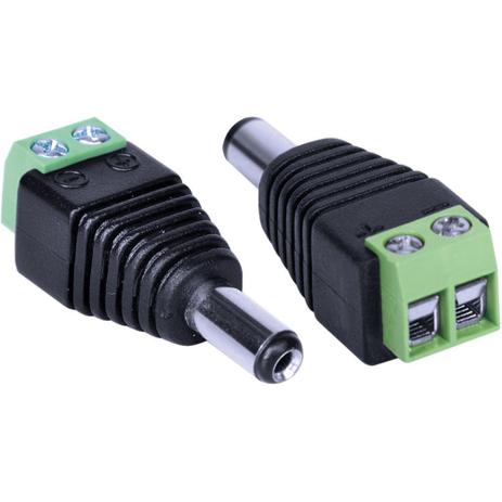 Adaptador borne x plug parafuso p-4 macho c/10 pçs - Link + Menor preço em Adaptador borne x plug parafuso p-4 macho c/10 pçs - Link +