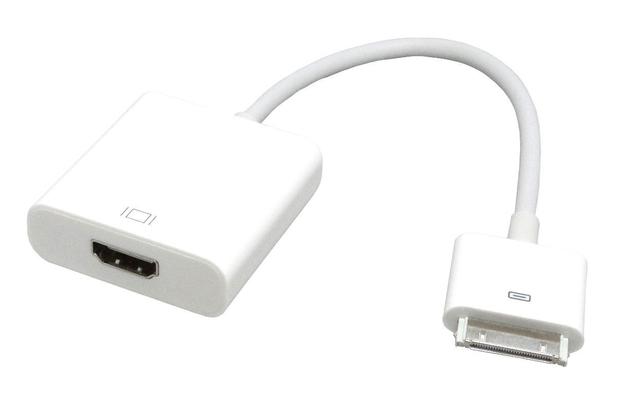 Adaptador cabo hdmi femea p/  30 pinos macho iphone 4 15 cm - Oem é boa?
