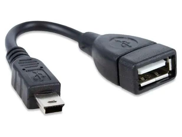 Adaptador cabo otg usb x mini usb tablet gps pendrive (v3) - Master Menor preço em Adaptador cabo otg usb x mini usb tablet gps pendrive (v3) - Master