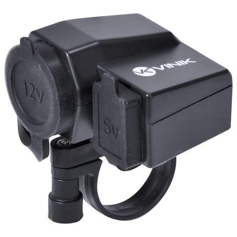Adaptador Carregador 12v Para Motocicleta Com Usb E Cabo Acm-2a Vinik Menor preço em Adaptador Carregador 12v Para Motocicleta Com Usb E Cabo Acm-2a Vinik
