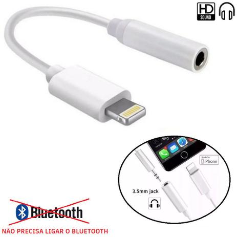 Adaptador Compatível Com iPhone iPad Cabo Lightning Para P2 Femea Áudio Auxiliar Fone - IMPORTED Menor preço em Adaptador Compatível Com iPhone iPad Cabo Lightning Para P2 Femea Áudio Auxiliar Fone - IMPORTED