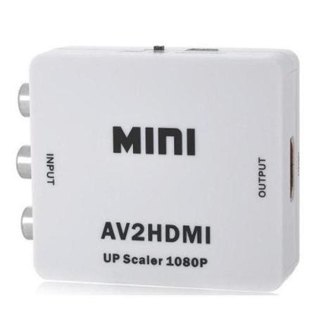 Adaptador Conversor De Hdmi Para Rca Video Composto AV - AV2HDMI - Exbom Menor preço em Adaptador Conversor De Hdmi Para Rca Video Composto AV - AV2HDMI - Exbom
