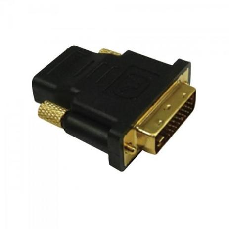 Adaptador Conversor DVI-D 24+1 Macho para HDMI Fêmea STORM Menor preço em Adaptador Conversor DVI-D 24+1 Macho para HDMI Fêmea STORM