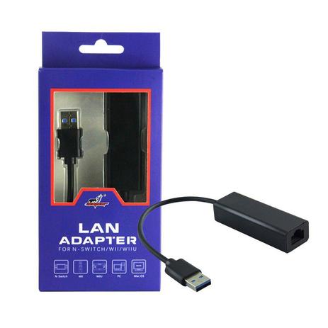Adaptador De Rede Usb Compatível Com Nintendo Wii - Wii U - Switch PC Preto - Honson Menor preço em Adaptador De Rede Usb Compatível Com Nintendo Wii - Wii U - Switch PC Preto - Honson