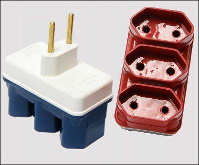 Adaptador de Tomada Benjamin c/ 3 Entradas Novo Padrão - Outros Menor preço em Adaptador de Tomada Benjamin c/ 3 Entradas Novo Padrão - Outros