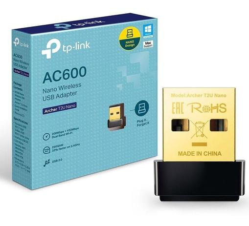 Adaptador De Wifi Ac600 Archer T2U Nano Tp-Link Menor preço em Adaptador De Wifi Ac600 Archer T2U Nano Tp-Link