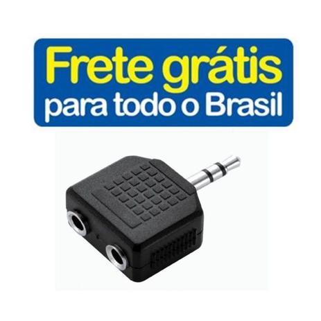 Adaptador Duplicador de Audio P/ Fone De Ouvido 2 Saidas P2 - Lelong Menor preço em Adaptador Duplicador de Audio P/ Fone De Ouvido 2 Saidas P2 - Lelong