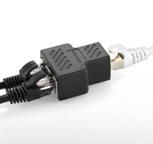 Adaptador Duplicador Para Cabo De Rede Rj45 Entradas Fêmeas - Lótus Menor preço em Adaptador Duplicador Para Cabo De Rede Rj45 Entradas Fêmeas - Lótus
