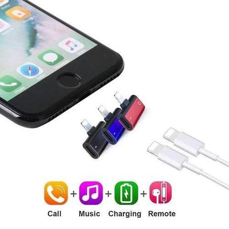 Adaptador duplo para iphone para fone e carregador 2 em 1 para iphone 7 7s+ 8 8plus+ x lightning au - Gimp Menor preço em Adaptador duplo para iphone para fone e carregador 2 em 1 para iphone 7 7s+ 8 8plus+ x lightning au - Gimp