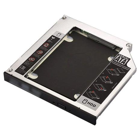 Adaptador Dvd P/ Hd Ou Ssd Notebook Drive Caddy 12.7mm Sata - DEX - Trava  de Segurança para Notebook - Magazine Luiza