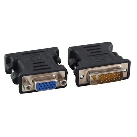 Adaptador DVI-D Dual-link Macho para VGA DB15 Fêmea Hitto 210001 Menor preço em Adaptador DVI-D Dual-link Macho para VGA DB15 Fêmea Hitto 210001