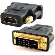 Adaptador DVI-D Macho P/ HDMI fêmea - Md.9 Menor preço em Adaptador DVI-D Macho P/ HDMI fêmea - Md.9