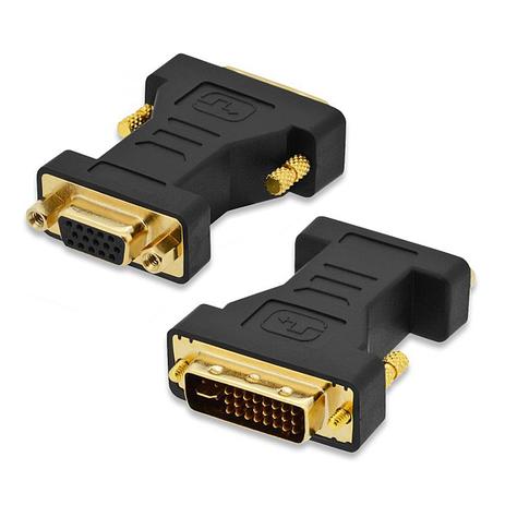 Adaptador DVI Macho 24+5 X VGA Femea - Vitrine Menor preço em Adaptador DVI Macho 24+5 X VGA Femea - Vitrine
