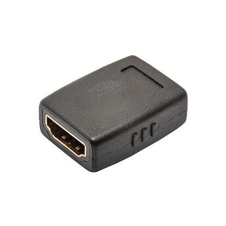 Adaptador emenda hdmi fêmea gold - Sem marca Menor preço em Adaptador emenda hdmi fêmea gold - Sem marca