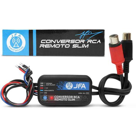 Adaptador Fio Conversor RCA Remoto Slim JFA 12V para MP3 e Players Sem Saída RCA Menor preço em Adaptador Fio Conversor RCA Remoto Slim JFA 12V para MP3 e Players Sem Saída RCA