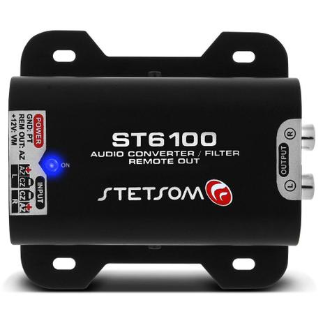 Adaptador Fio Conversor Remoto Auxiliar RCA Stetsom ST6100 Filtro Anti Ruído Menor preço em Adaptador Fio Conversor Remoto Auxiliar RCA Stetsom ST6100 Filtro Anti Ruído