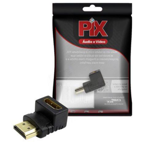 Adaptador Hdmi Femea Para Hdmi Macho 90º Graus 003-8603 - Chipsce Menor preço em Adaptador Hdmi Femea Para Hdmi Macho 90º Graus 003-8603 - Chipsce