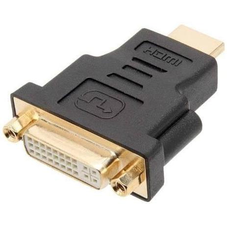 Adaptador HDMI (M) x DVI (F) (24+5 Pinos) - Eletro voo Menor preço em Adaptador HDMI (M) x DVI (F) (24+5 Pinos) - Eletro voo