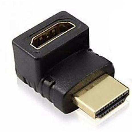 Adaptador HDMI Macho X HDMI Femea 90 Graus - Ukimix Menor preço em Adaptador HDMI Macho X HDMI Femea 90 Graus - Ukimix