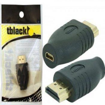 Adaptador HDMI Macho X Micro HDMI Fêmea Gold - Tblack é boa?