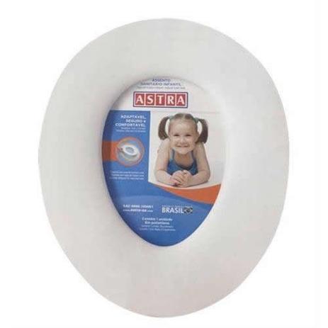 Adaptador Infantil Branco Para Assento Sanitário Oval Astra Menor preço em Adaptador Infantil Branco Para Assento Sanitário Oval Astra