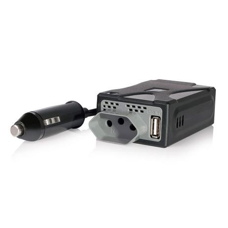 Adaptador Inversor Conversor Veicular 12V P/ 220 V USB Tomada 150W - Multilaser Menor preço em Adaptador Inversor Conversor Veicular 12V P/ 220 V USB Tomada 150W - Multilaser