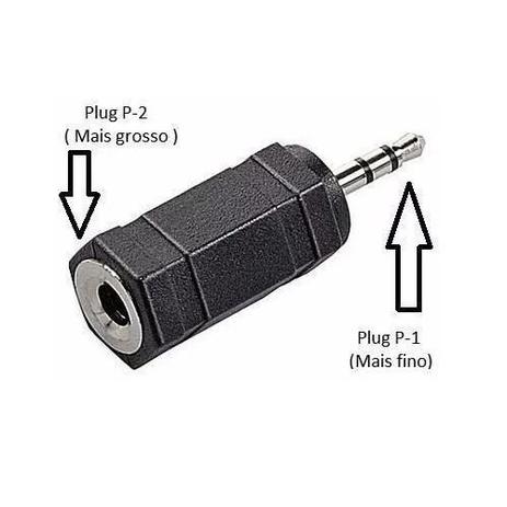 Adaptador J2 ( P2 Femea) X P1 Macho - Outros Menor preço em Adaptador J2 ( P2 Femea) X P1 Macho - Outros