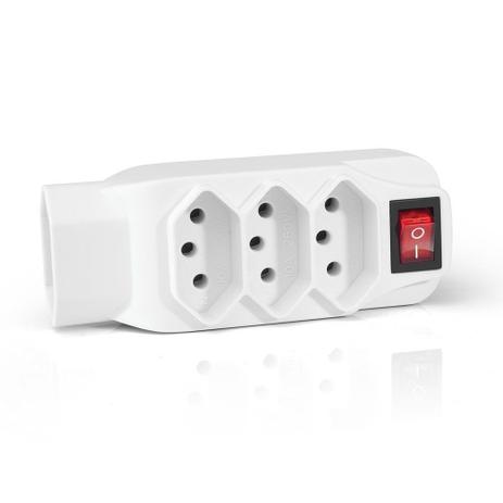 Adaptador L Multilaser WI246 Novo Padrao 4 Tomadas Menor preço em Adaptador L Multilaser WI246 Novo Padrao 4 Tomadas
