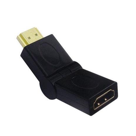 Adaptador Mini HDMI Macho X HDMI Femea Flexível 180º - Ukimix Menor preço em Adaptador Mini HDMI Macho X HDMI Femea Flexível 180º - Ukimix