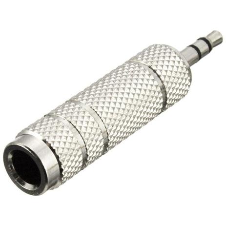 Adaptador MR P10 F / P2 M Estéreo METAL - Generico Menor preço em Adaptador MR P10 F / P2 M Estéreo METAL - Generico