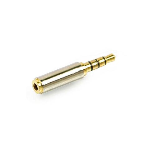 Adaptador P1 Fêmea Para P2 Macho - Banhado em Ouro - CIRILO CABOS Menor preço em Adaptador P1 Fêmea Para P2 Macho - Banhado em Ouro - CIRILO CABOS