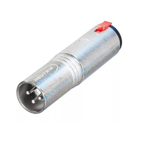 Adaptador P10 fêmea/Xlr macho NA3MJ - Neutrik Menor preço em Adaptador P10 fêmea/Xlr macho NA3MJ - Neutrik