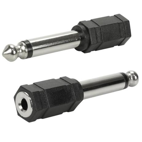 Adaptador P10 (M) x P2 (F) Mono c/2 - Santana ltda Menor preço em Adaptador P10 (M) x P2 (F) Mono c/2 - Santana ltda