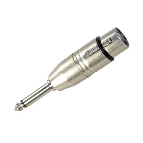 Adaptador P10 Macho Mono / XLR Fêmea Estéreo c/ Trava - SKC 081 CSR Menor preço em Adaptador P10 Macho Mono / XLR Fêmea Estéreo c/ Trava - SKC 081 CSR