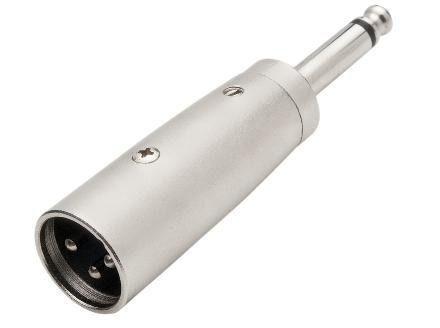 Adaptador P10 Macho para XLR Macho - Mxt Menor preço em Adaptador P10 Macho para XLR Macho - Mxt