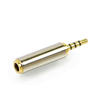 Adaptador P2 Fêmea Para P1 Macho - Banhado em Ouro - Outras Menor preço em Adaptador P2 Fêmea Para P1 Macho - Banhado em Ouro - Outras