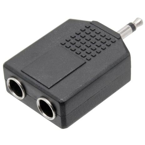 Adaptador P2 Mono Para 2 Jack J10 Femea Stereo 64 1 249 - Mxt Menor preço em Adaptador P2 Mono Para 2 Jack J10 Femea Stereo 64 1 249 - Mxt