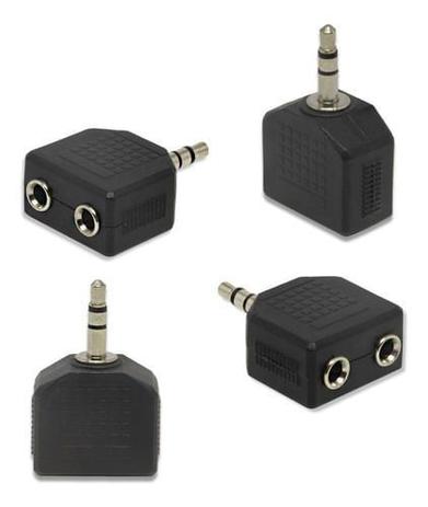 Adaptador P2 Stereo Macho X 2 P2 Stereo Fêmea - STAR CABLE Menor preço em Adaptador P2 Stereo Macho X 2 P2 Stereo Fêmea - STAR CABLE