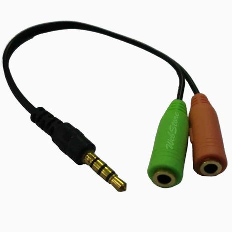 Adaptador P3 - Cabo P2 P3 - Adaptador para headset - WebStore - Cabos e  Adaptadores de Áudio - Magazine Luiza