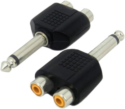 Adaptador Plug P10 Mono X 2 Jack Rca - Mxt Menor preço em Adaptador Plug P10 Mono X 2 Jack Rca - Mxt