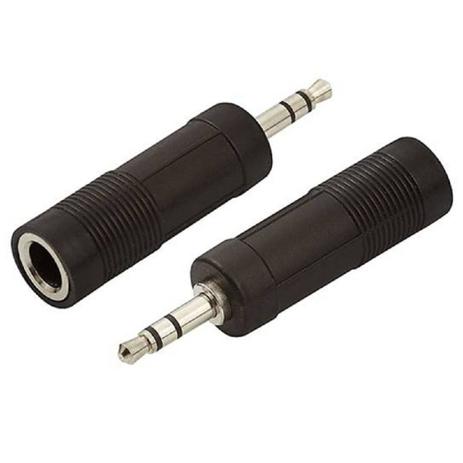 Adaptador Plug P2 Macho x P10 Femea Conector Fone de Ouvido - Mod. LE-5533  - It.Blue - Plug Fêmea - Magazine Luiza