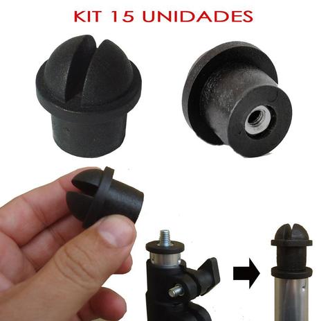 Adaptador Porta Banner para Montagem em Tripé - Kit 15un - Equifoto Menor preço em Adaptador Porta Banner para Montagem em Tripé - Kit 15un - Equifoto