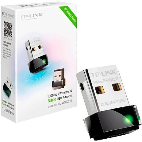 Adaptador rede usb wireless 150mbps nano tp-link tl-wn725n Menor preço em Adaptador rede usb wireless 150mbps nano tp-link tl-wn725n