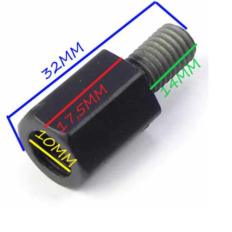 Adaptador retrovisor espelho m10 rosca esquerdo direito 1131 - Awa Menor preço em Adaptador retrovisor espelho m10 rosca esquerdo direito 1131 - Awa