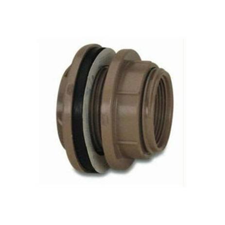 Adaptador Soldável com Flange Anel para Caixa D'Água 50mm Marrom - Tigre Menor preço em Adaptador Soldável com Flange Anel para Caixa D'Água 50mm Marrom - Tigre