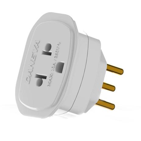 Adaptador Universal 2P + T para NBR 14136 10A 250V 1661 Daneva Menor preço em Adaptador Universal 2P + T para NBR 14136 10A 250V 1661 Daneva