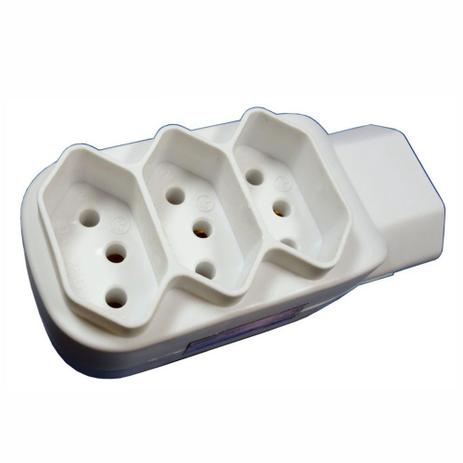 Adaptador Universal - 4 Tomadas - 2 pinos + Terra - DNI 7012 - Key west Menor preço em Adaptador Universal - 4 Tomadas - 2 pinos + Terra - DNI 7012 - Key west