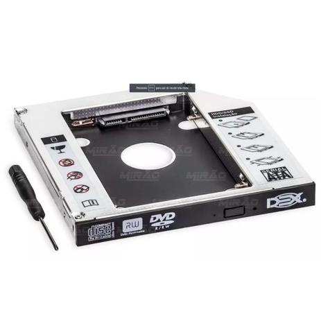 Adaptador Universal de HD Para Leitor de DVD P/ HD ou SSD 2.5” SATA 12.7 MM - AD-1270 - Dex Menor preço em Adaptador Universal de HD Para Leitor de DVD P/ HD ou SSD 2.5” SATA 12.7 MM - AD-1270 - Dex